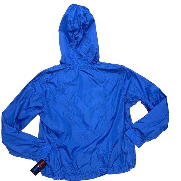Tommy Hilfiger Blue Hooded Lightweight Zip Windbreaker M - Picture 9 of 10
